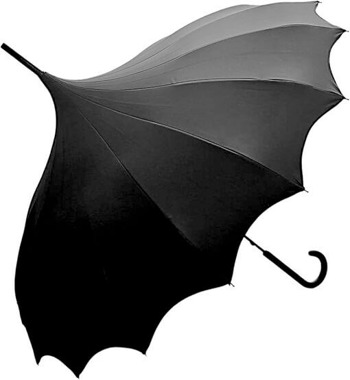 Gothic Bat Wing Pagoda Umbrella